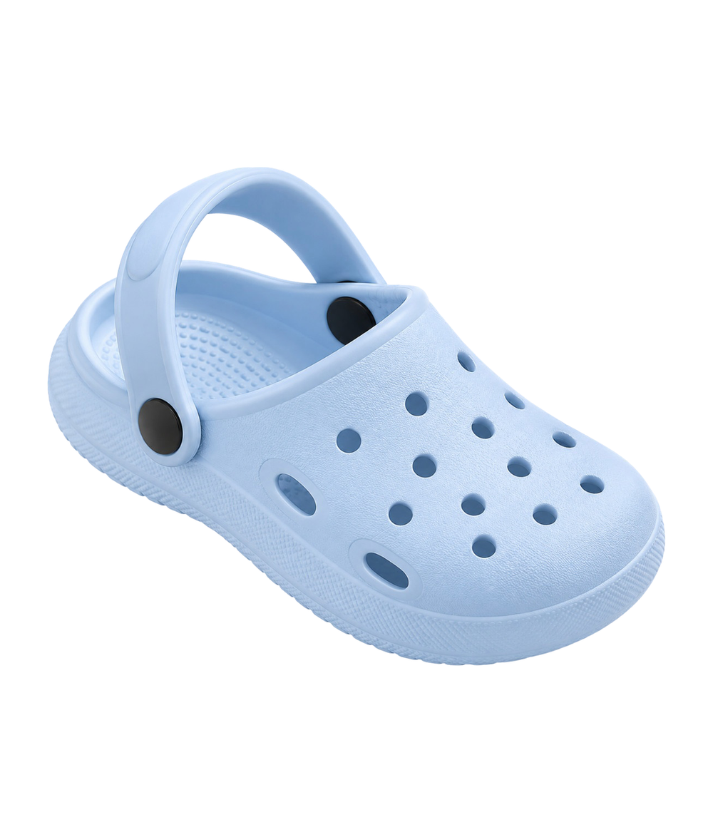 Clog Infantil Básico de EVA Azul Claro