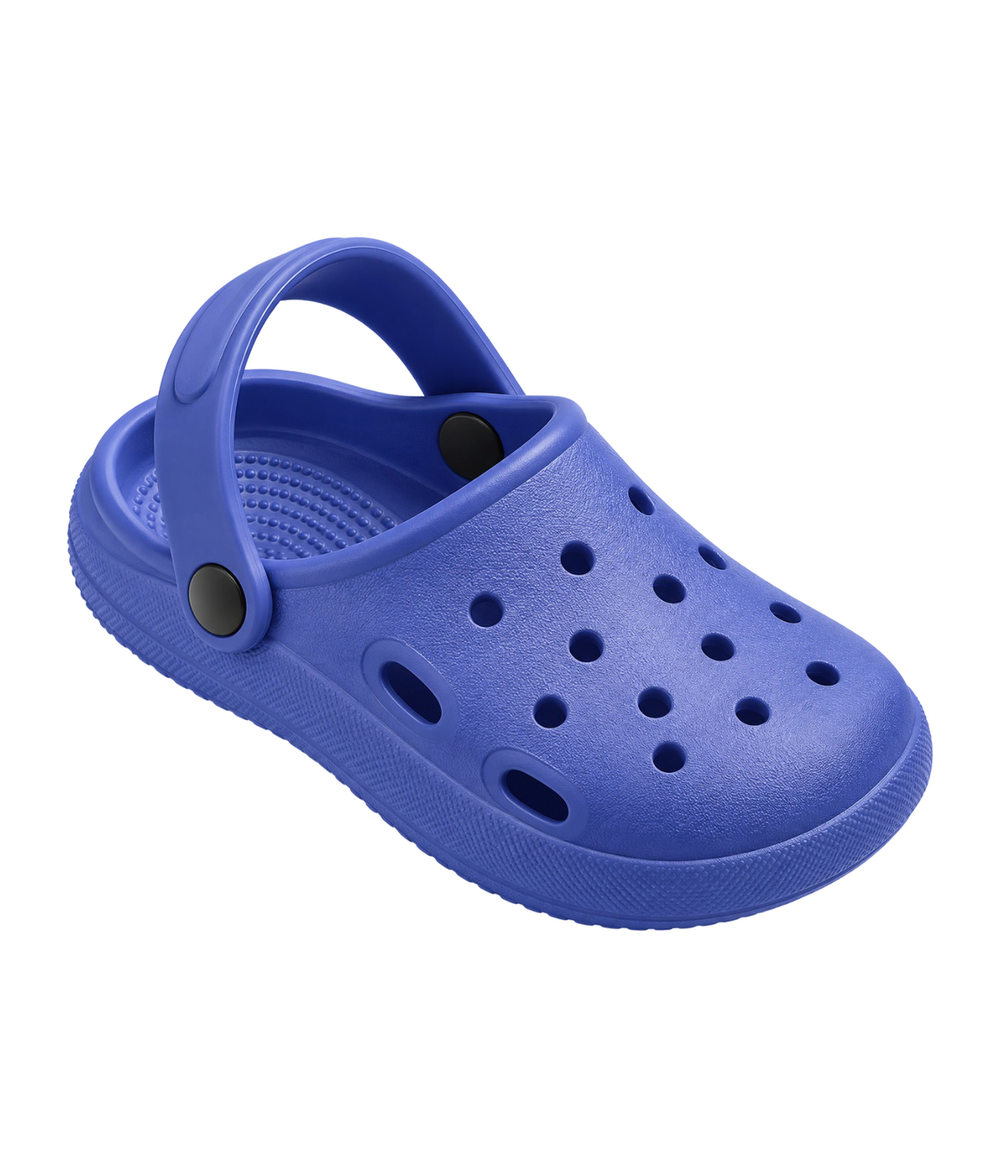 Clog Infantil Básico de EVA Azul Escuro