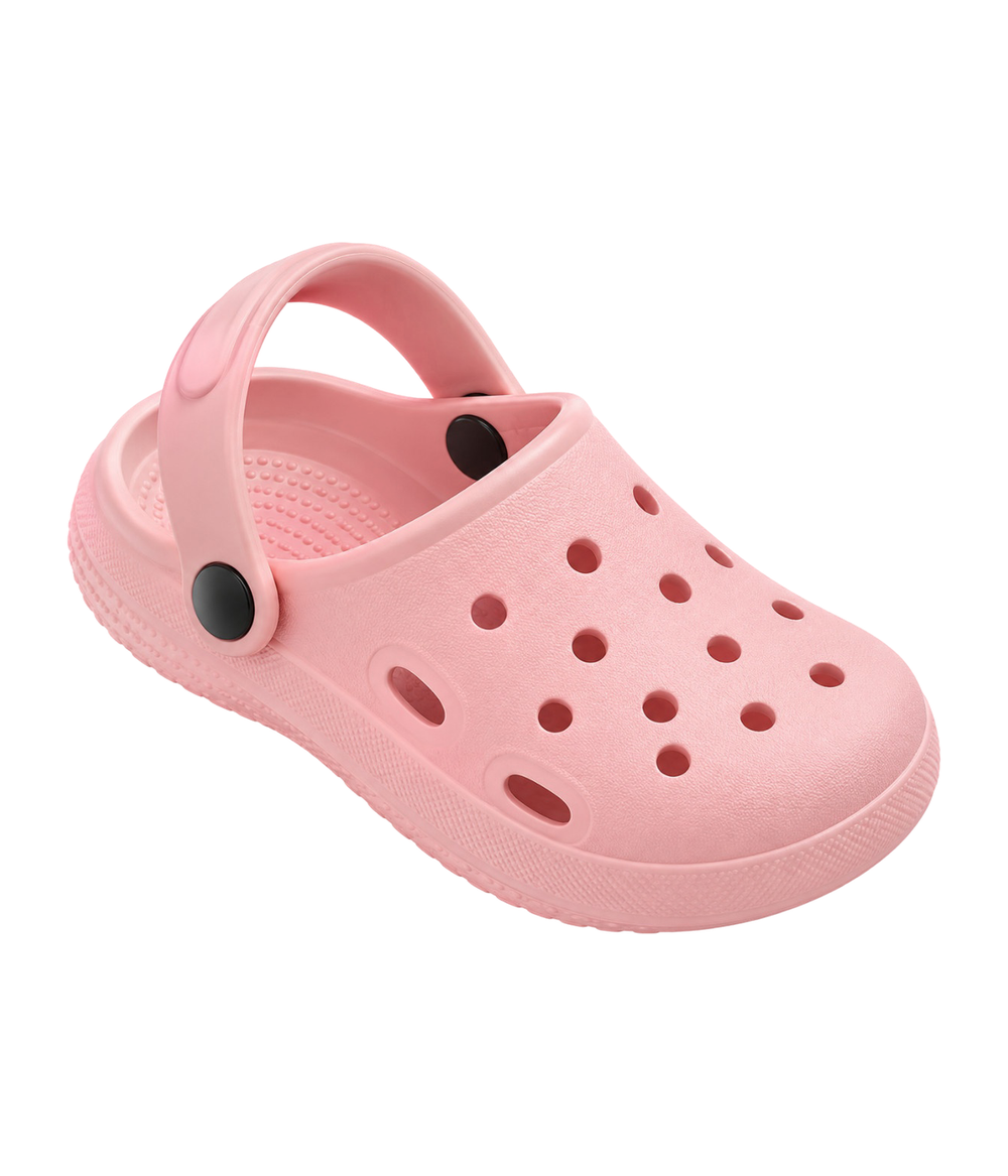 Clog Infantil Básico de EVA Rosa Claro
