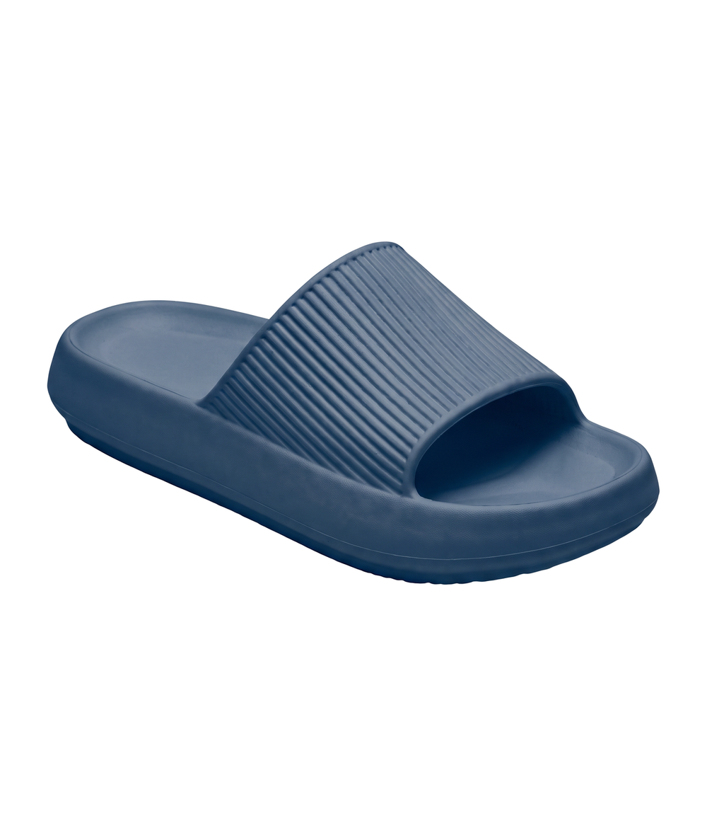 Chinelo Slide de EVA Azul Marinho