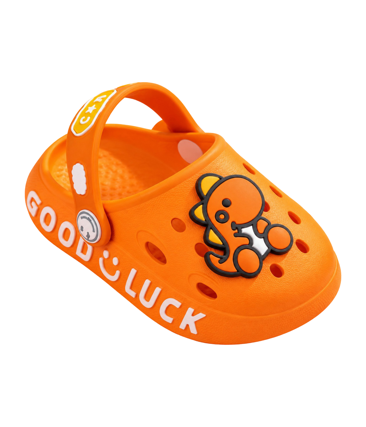 Clog Infantil Dino de EVA Laranja