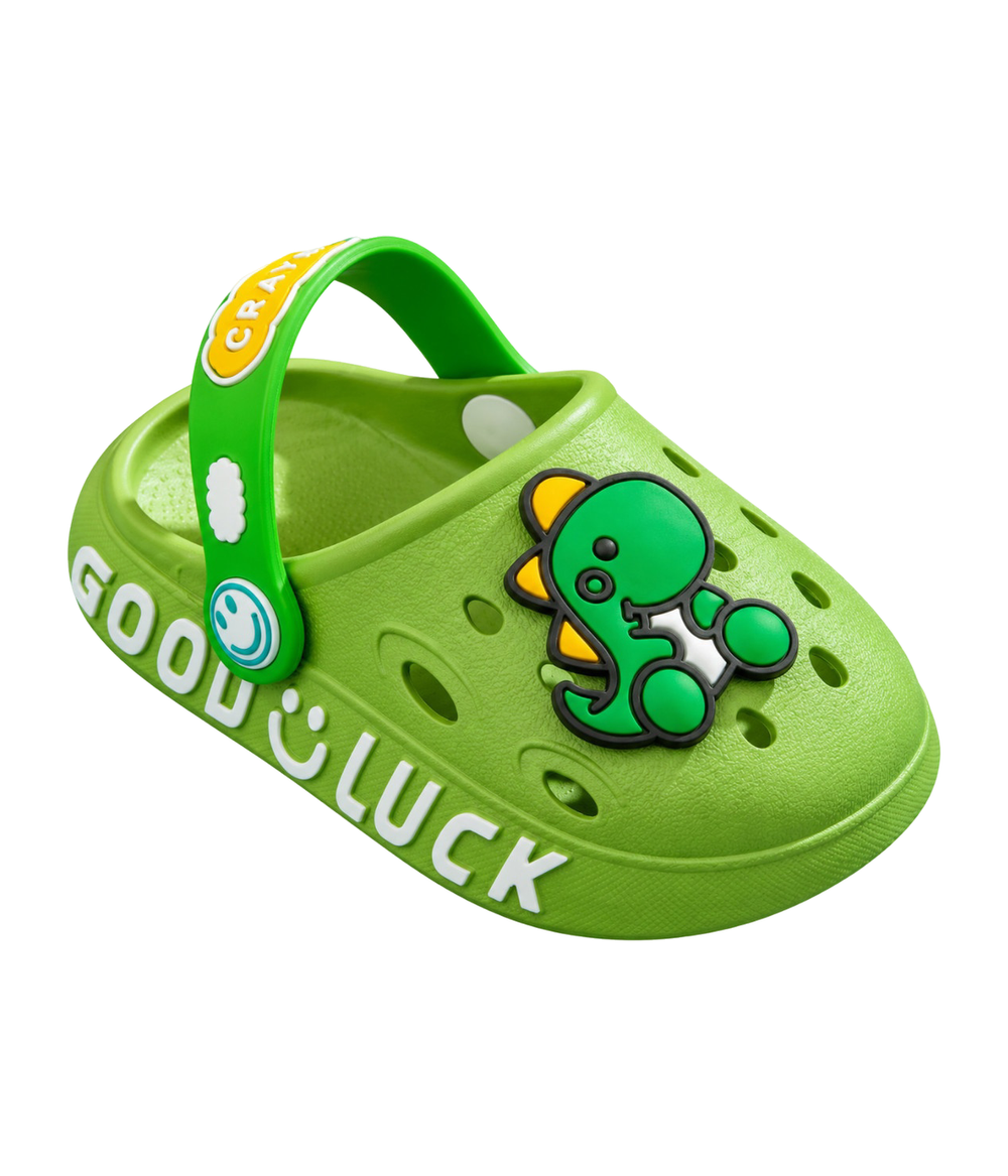 Clog Infantil Dino de EVA Verde