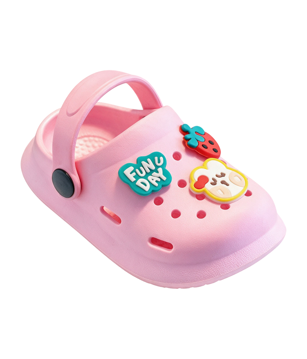 Clog Infantil Fun Day de EVA Rosa Claro