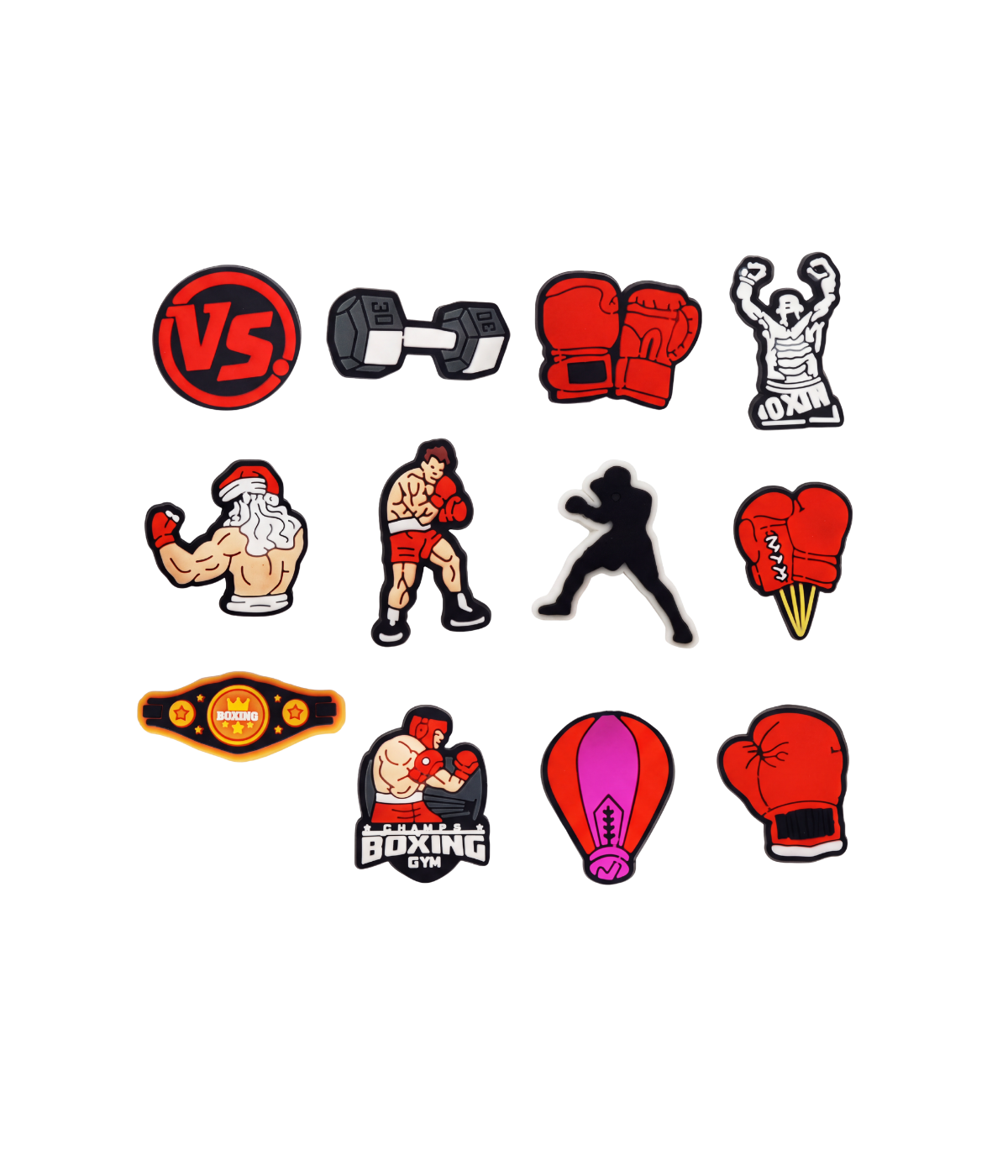 Kit 12 Gominhas Boxe para Clog