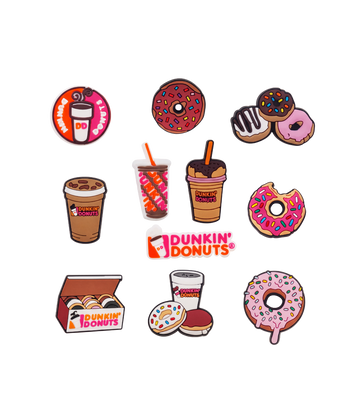 Kit 11 Gominhas Donuts para Clog